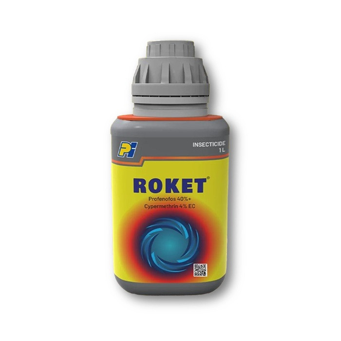 PI Roket Insecticide - Profenofos 40% + Cypermethrin 4% EC