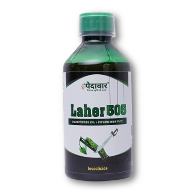 Paidavaar Laher 505 Insecticide - Chlorpyriphos 50% + Cypermethrin 5% EC