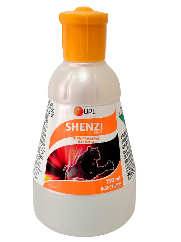 UPL Shenzi Chlorantraniliprole 18.5% Broad Spectrum Insecticide, Mode of Action in Crops like., Sugarcane, Rice, Soybean, Pulses, and Vegetables