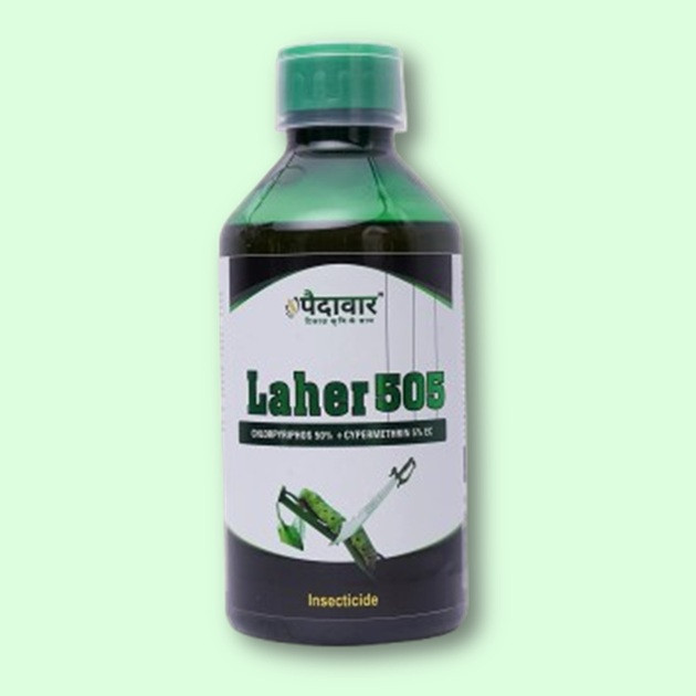 Paidavaar Laher 505 Insecticide - Chlorpyriphos 50% + Cypermethrin 5% EC